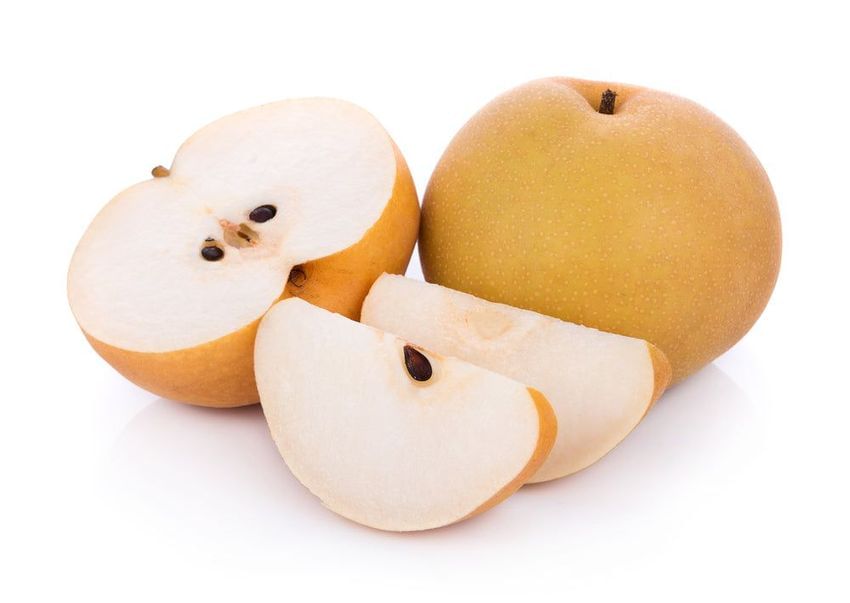 juicy Asian pear, fresh from our tropical fruit box